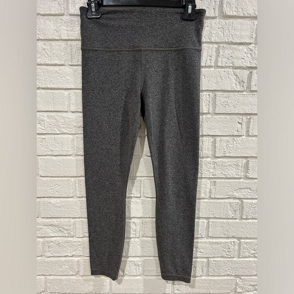 Athleta Gray Cropped Leggings- Size Small